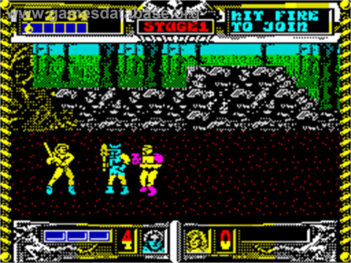 2 Hot 2 Handle - Sinclair ZX Spectrum - Artwork - In Game