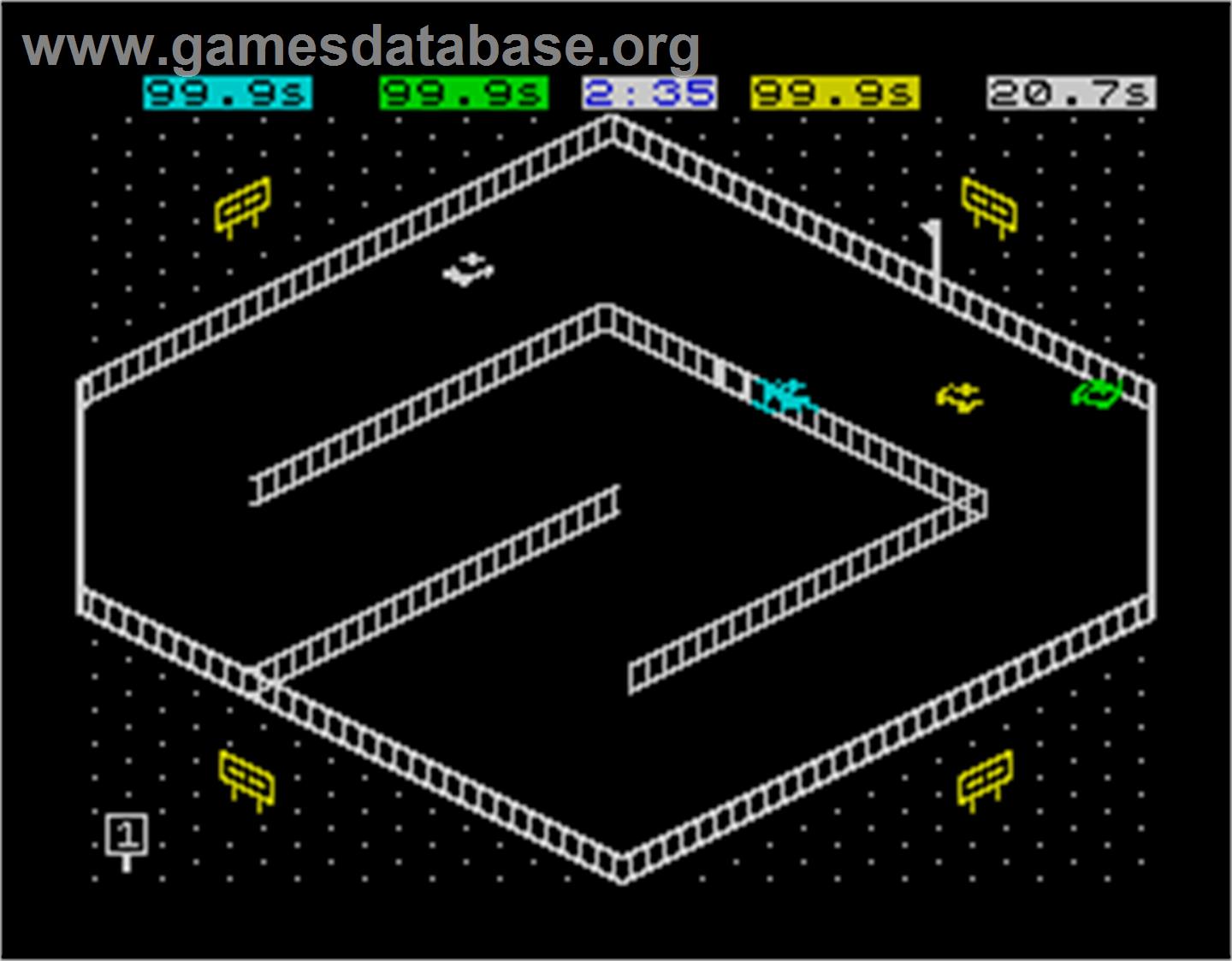 3D Stock Car Championship - Sinclair ZX Spectrum - Artwork - In Game