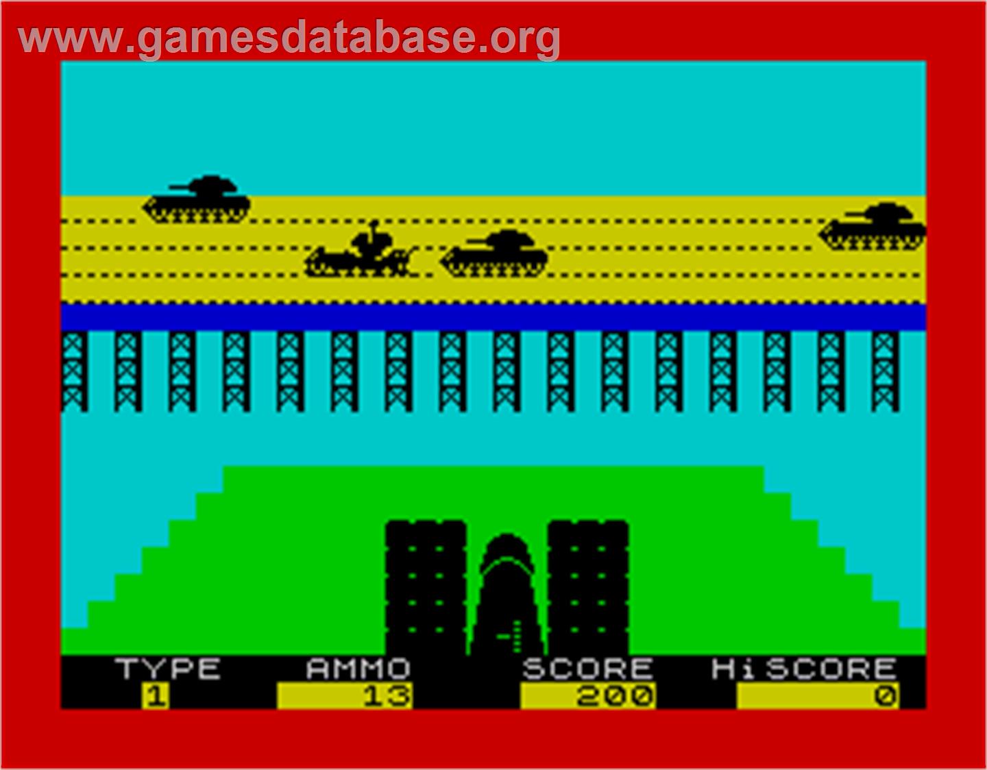 3D Tanx - Sinclair ZX Spectrum - Artwork - In Game