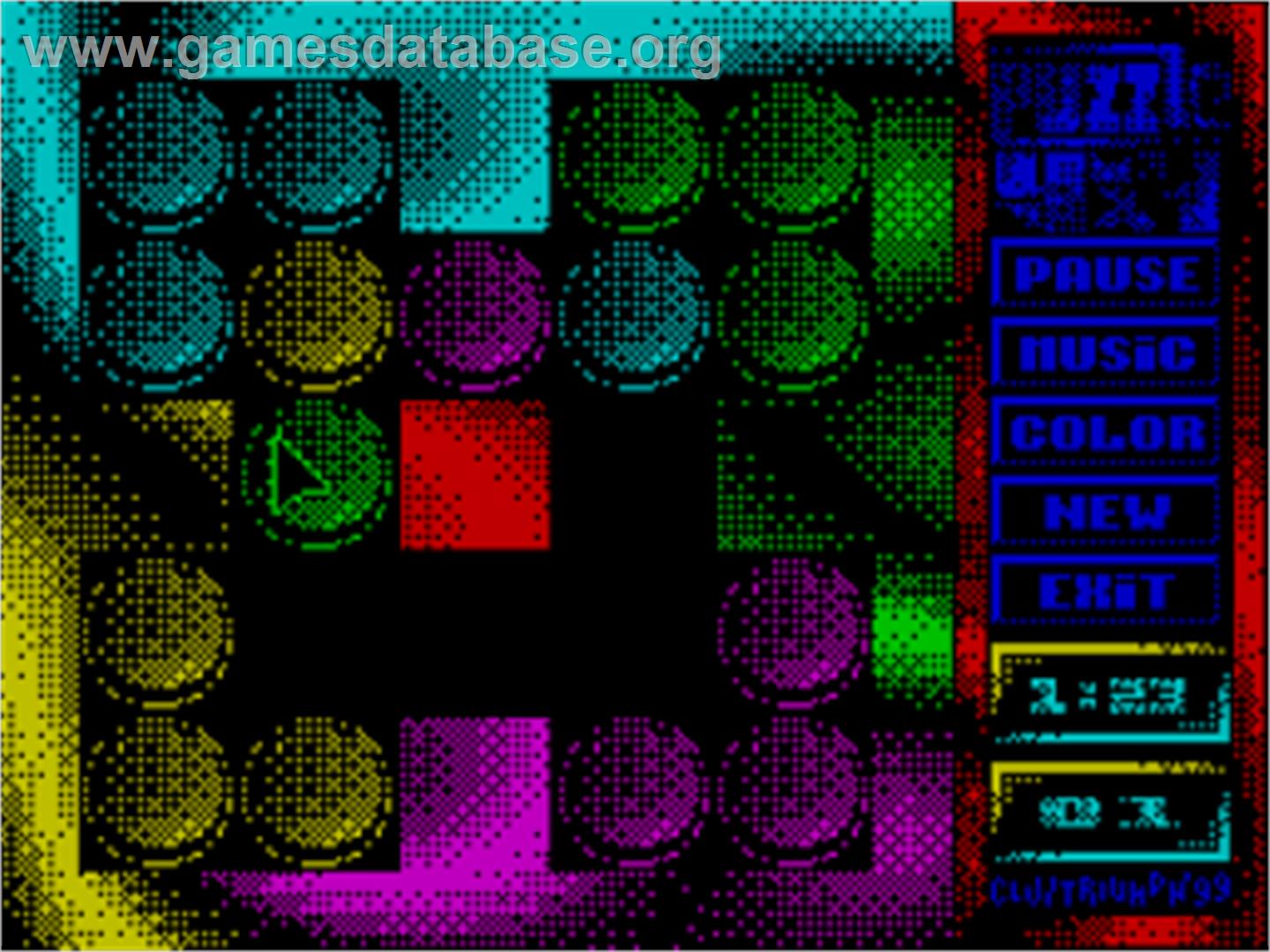 4x4 Puzzle - Sinclair ZX Spectrum - Artwork - In Game