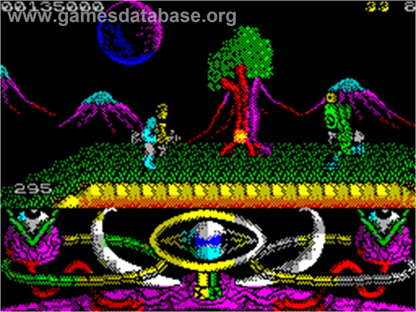 A.M.C.: Astro Marine Corps - Sinclair ZX Spectrum - Artwork - In Game