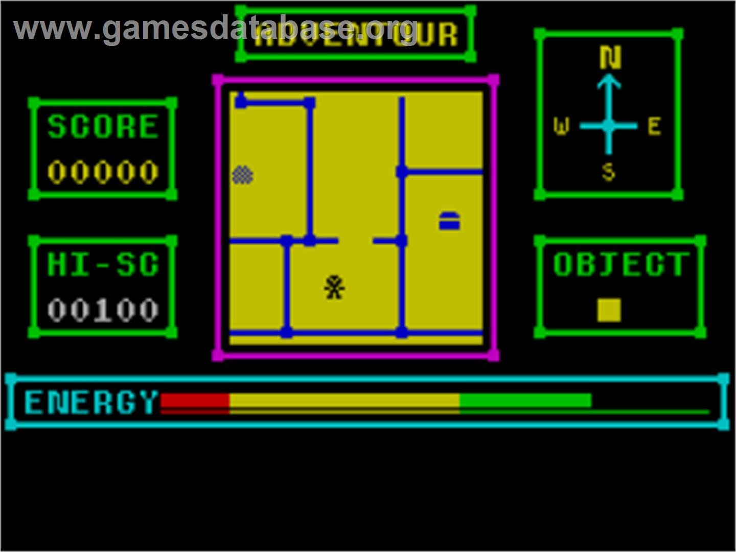 Adventour - Sinclair ZX Spectrum - Artwork - In Game
