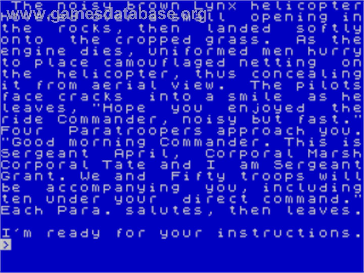 Afghan Attack - Sinclair ZX Spectrum - Artwork - In Game