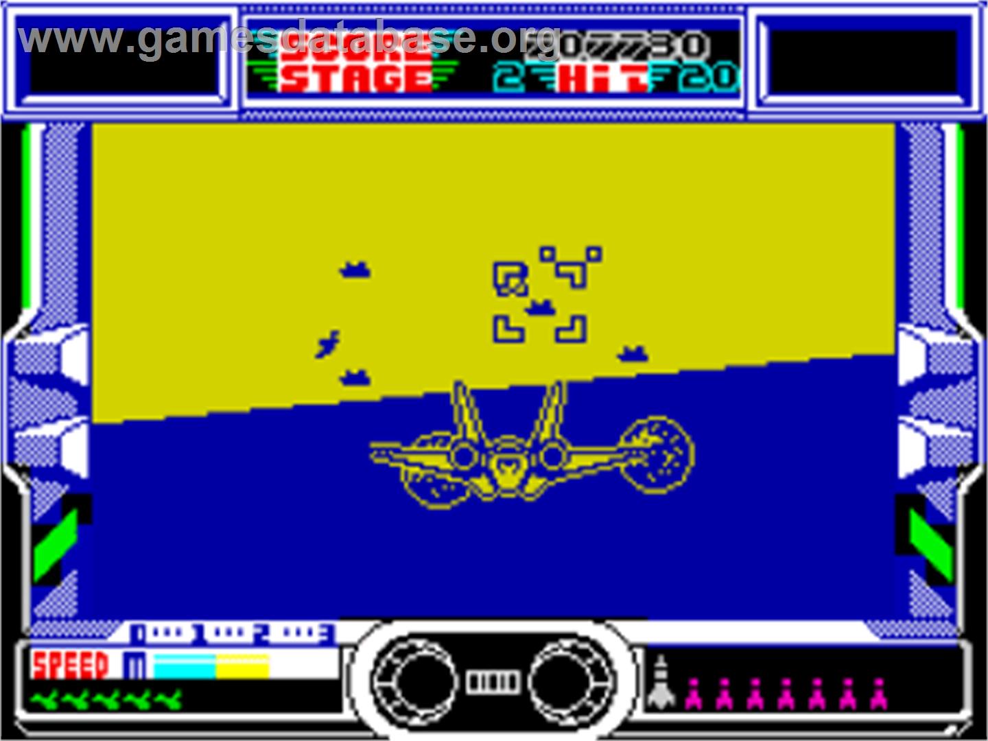 After Burner - Sinclair ZX Spectrum - Artwork - In Game