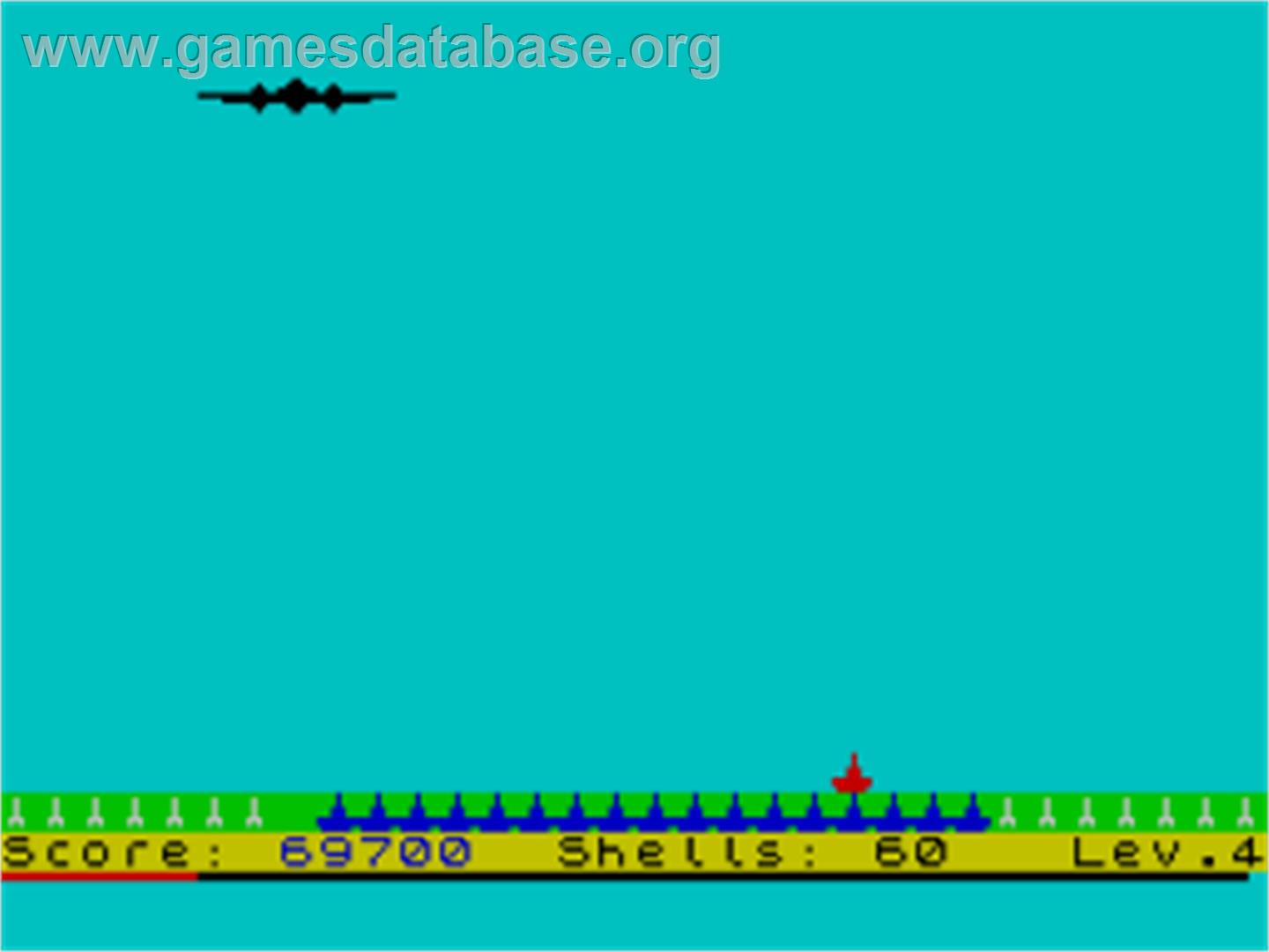 Air Raid - Sinclair ZX Spectrum - Artwork - In Game