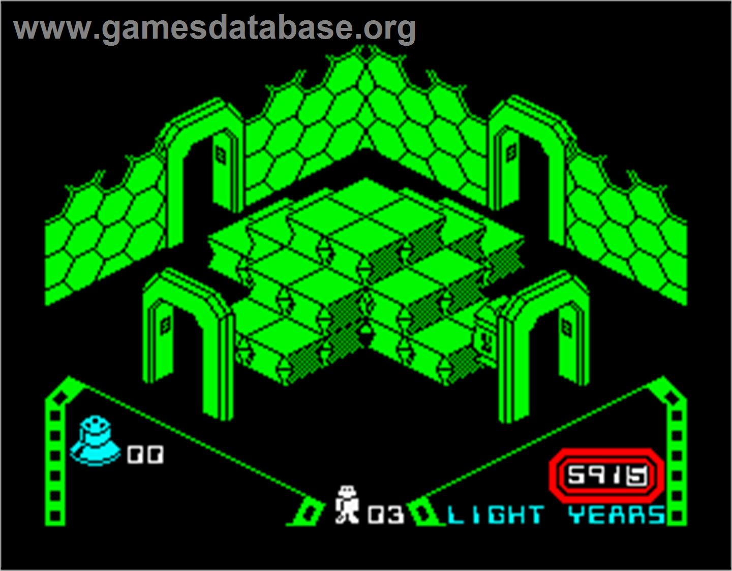 Alien 8 - Sinclair ZX Spectrum - Artwork - In Game