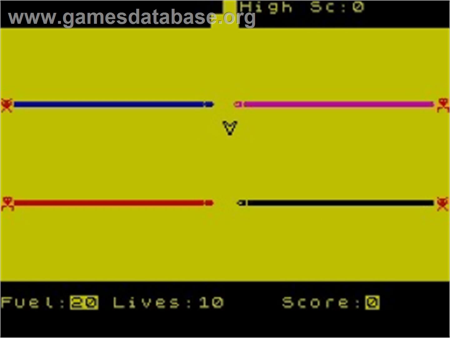 Alien Attack - Sinclair ZX Spectrum - Artwork - In Game