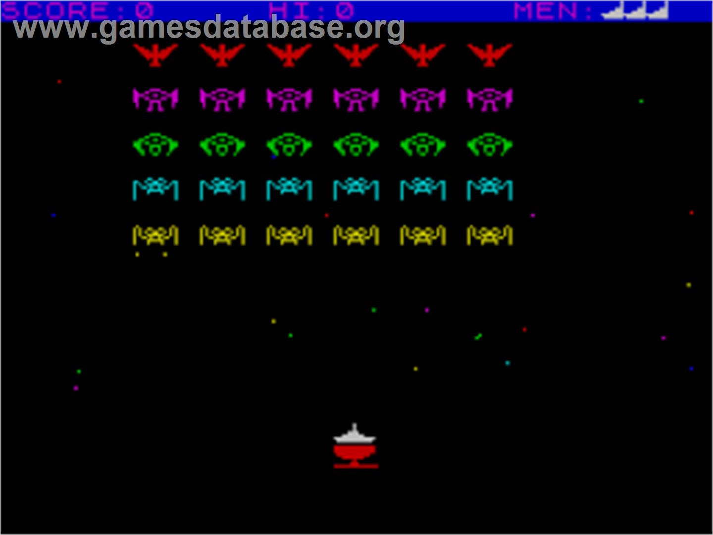 Alien Destroyer - Sinclair ZX Spectrum - Artwork - In Game
