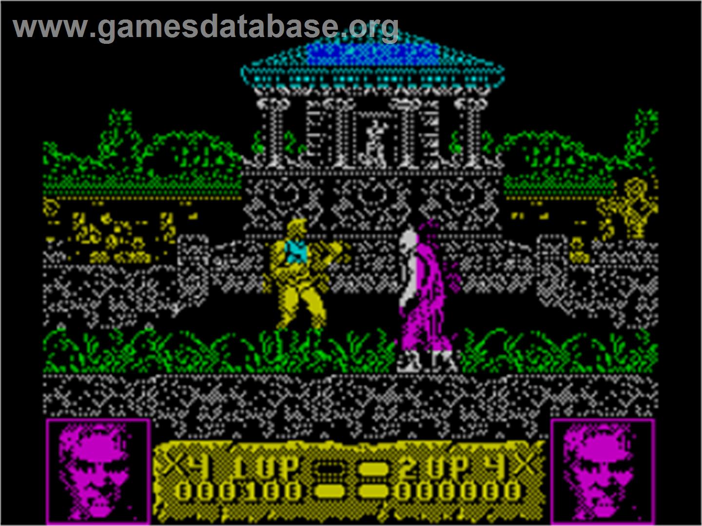 Altered Beast - Sinclair ZX Spectrum - Artwork - In Game