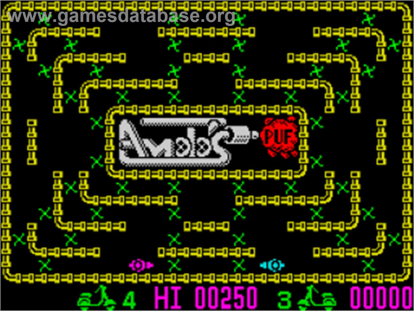 Amoto's Puf - Sinclair ZX Spectrum - Artwork - In Game