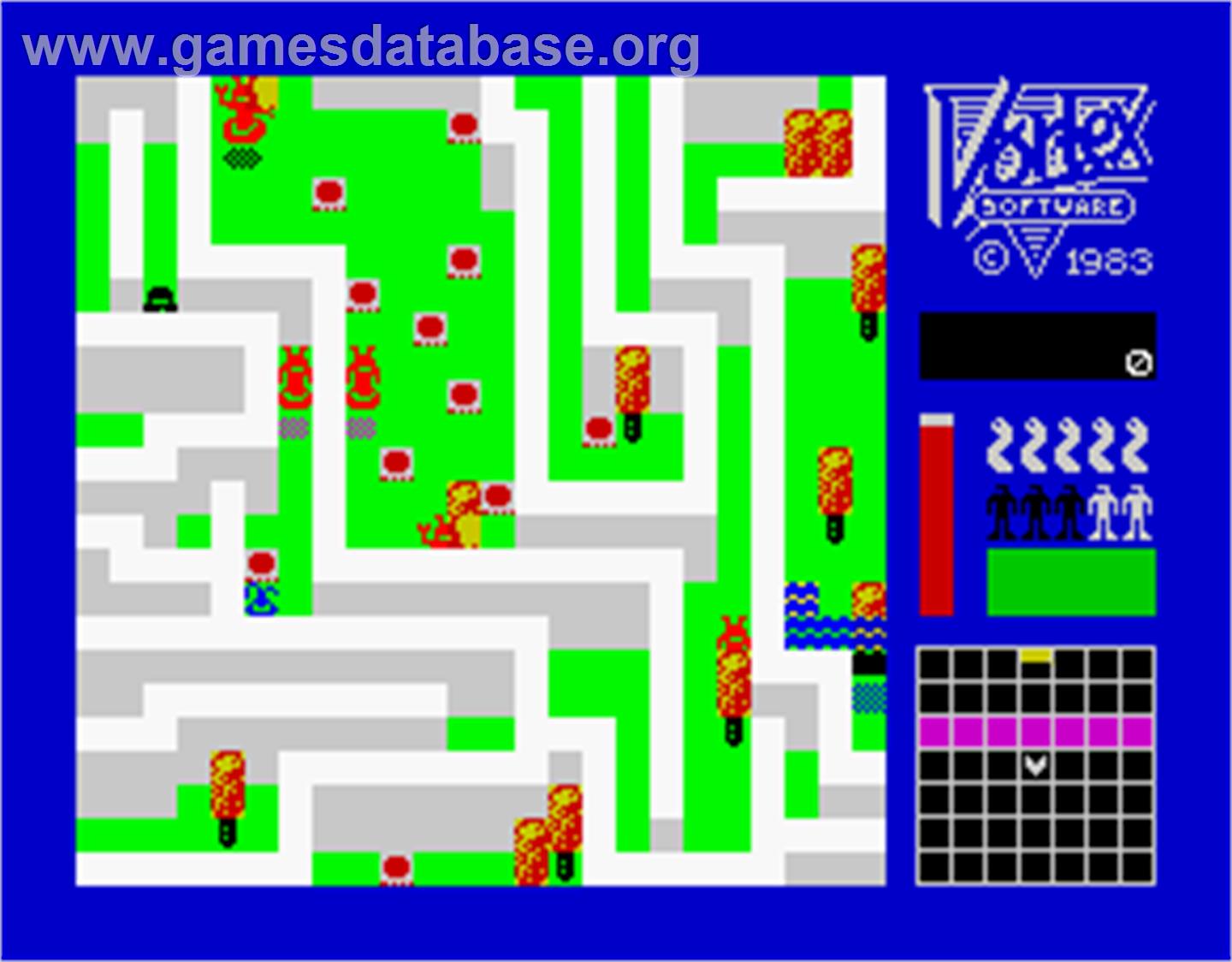 Android Two - Sinclair ZX Spectrum - Artwork - In Game