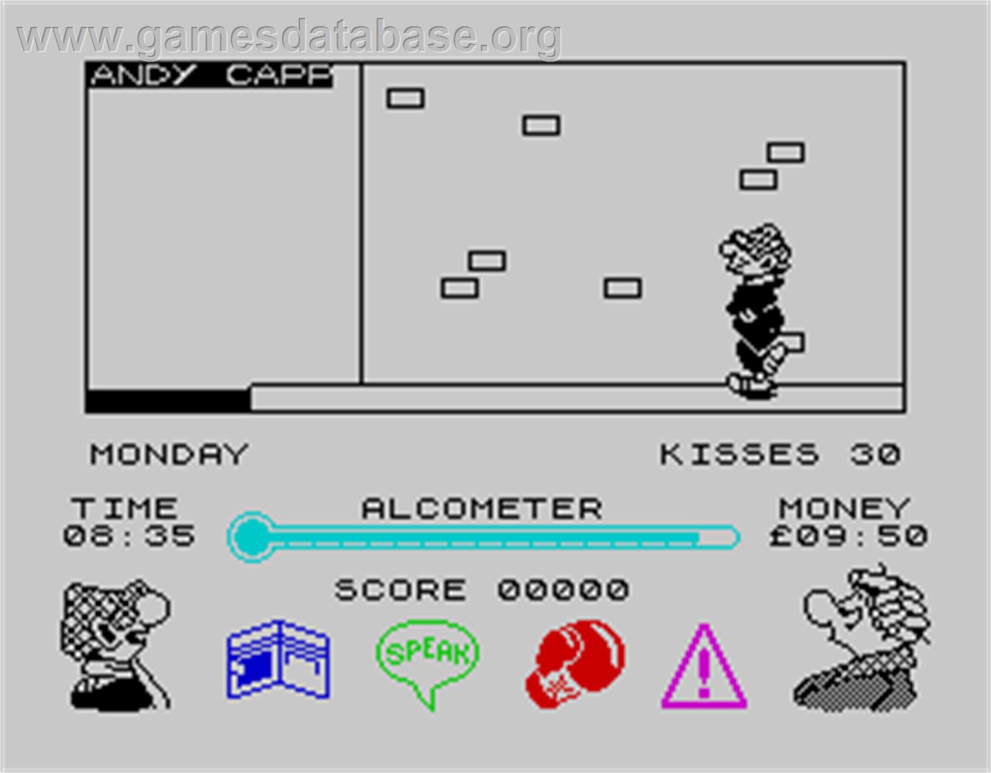 Andy Capp - Sinclair ZX Spectrum - Artwork - In Game