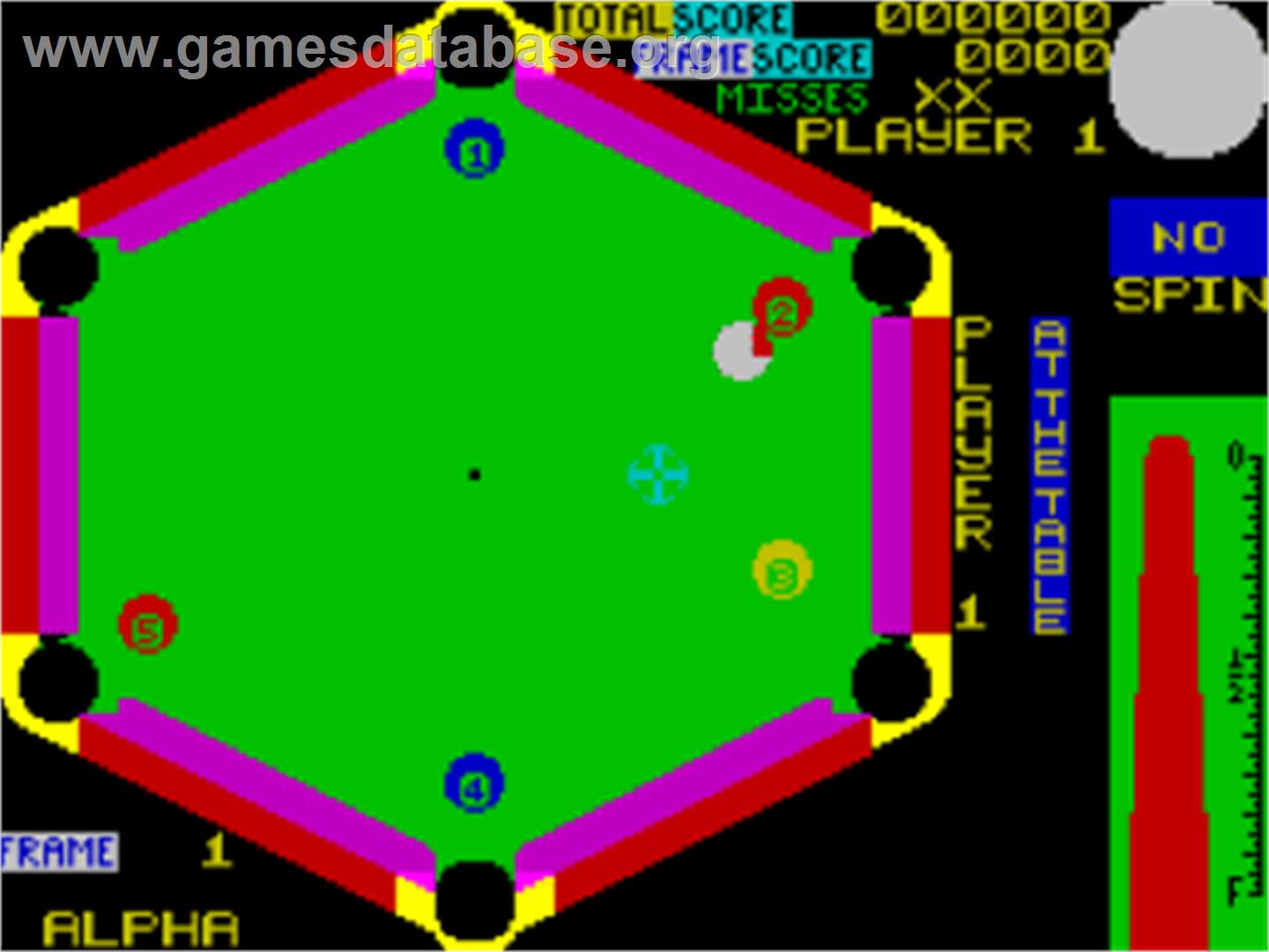 Angle Ball - Sinclair ZX Spectrum - Artwork - In Game