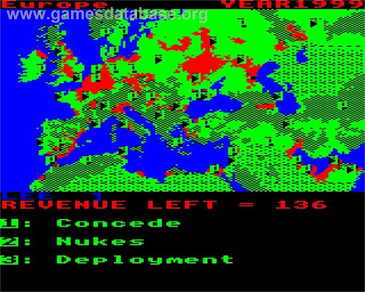Apocalypse - Sinclair ZX Spectrum - Artwork - In Game