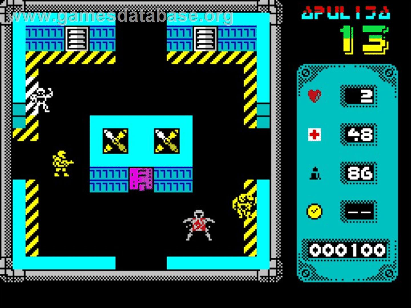 Apulija-13 - Sinclair ZX Spectrum - Artwork - In Game