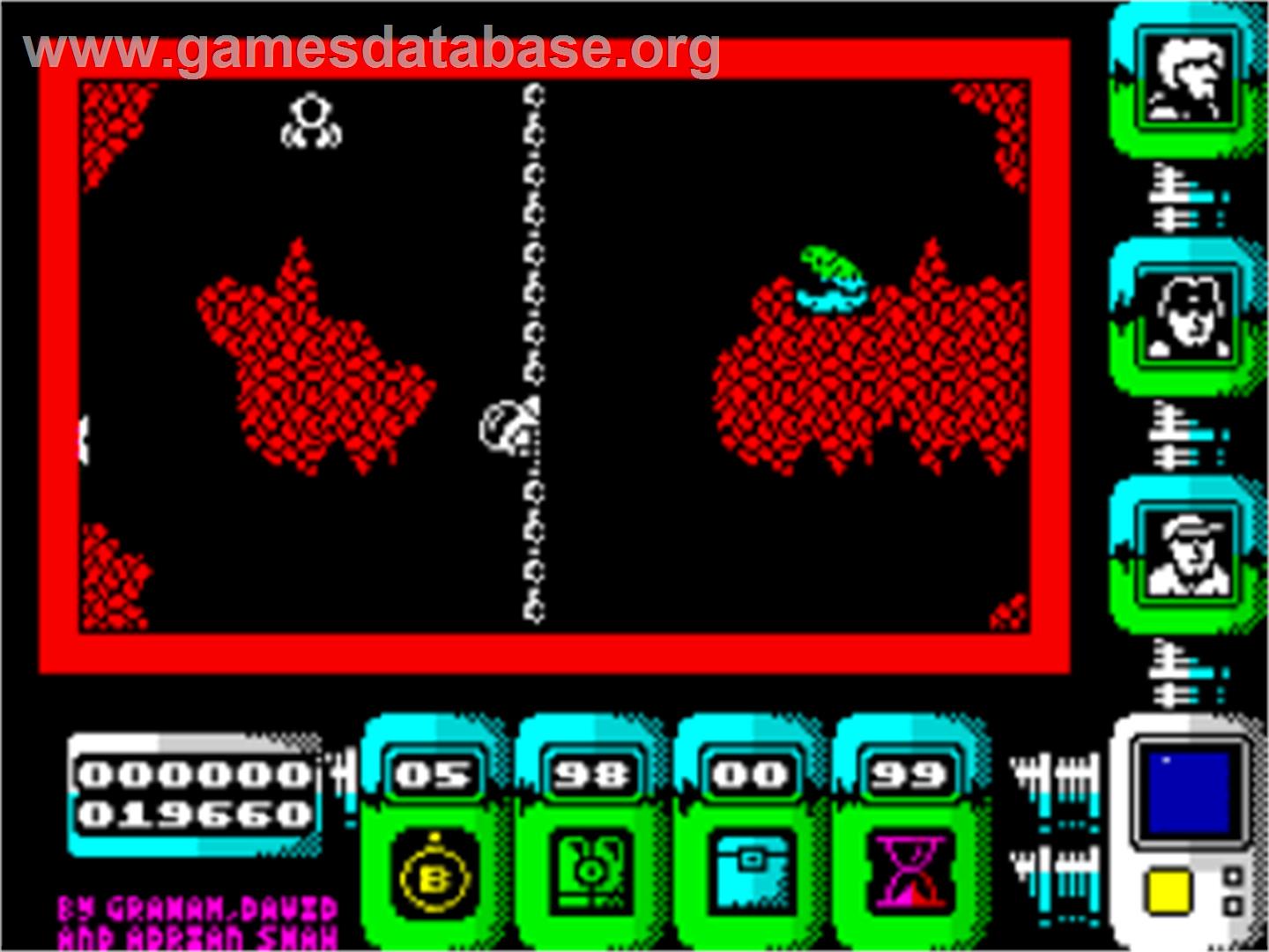 Aqua Squad - Sinclair ZX Spectrum - Artwork - In Game