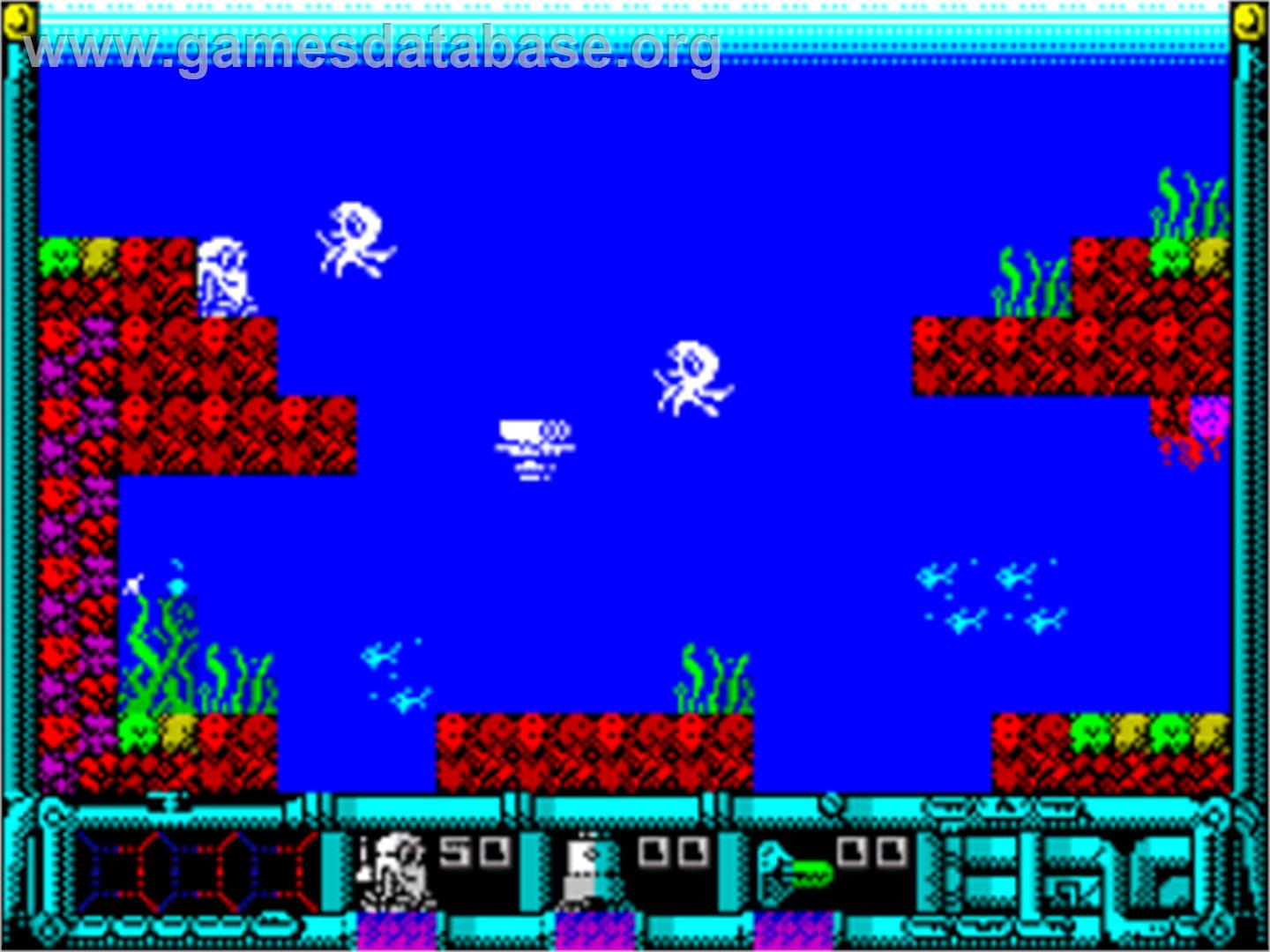 Aquanoids - Sinclair ZX Spectrum - Artwork - In Game