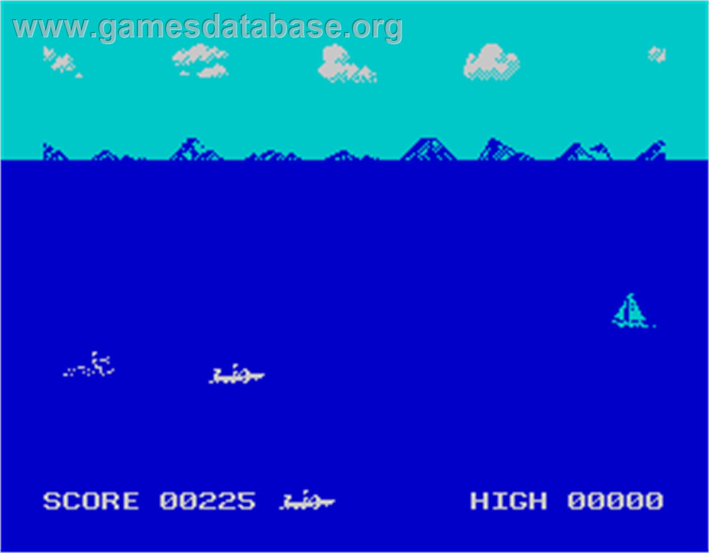 Aquaplane - Sinclair ZX Spectrum - Artwork - In Game