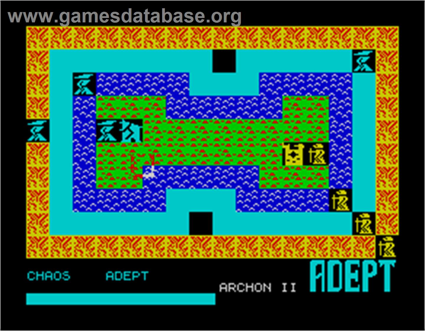 Archon II: Adept - Sinclair ZX Spectrum - Artwork - In Game