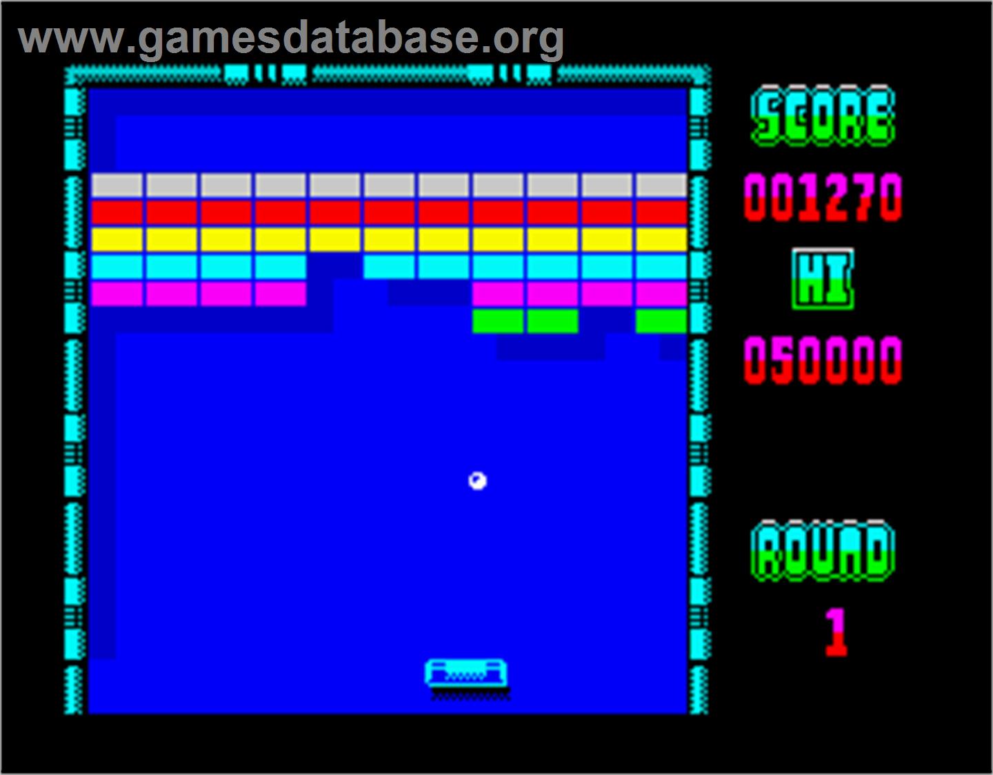 Arkanoid - Sinclair ZX Spectrum - Artwork - In Game