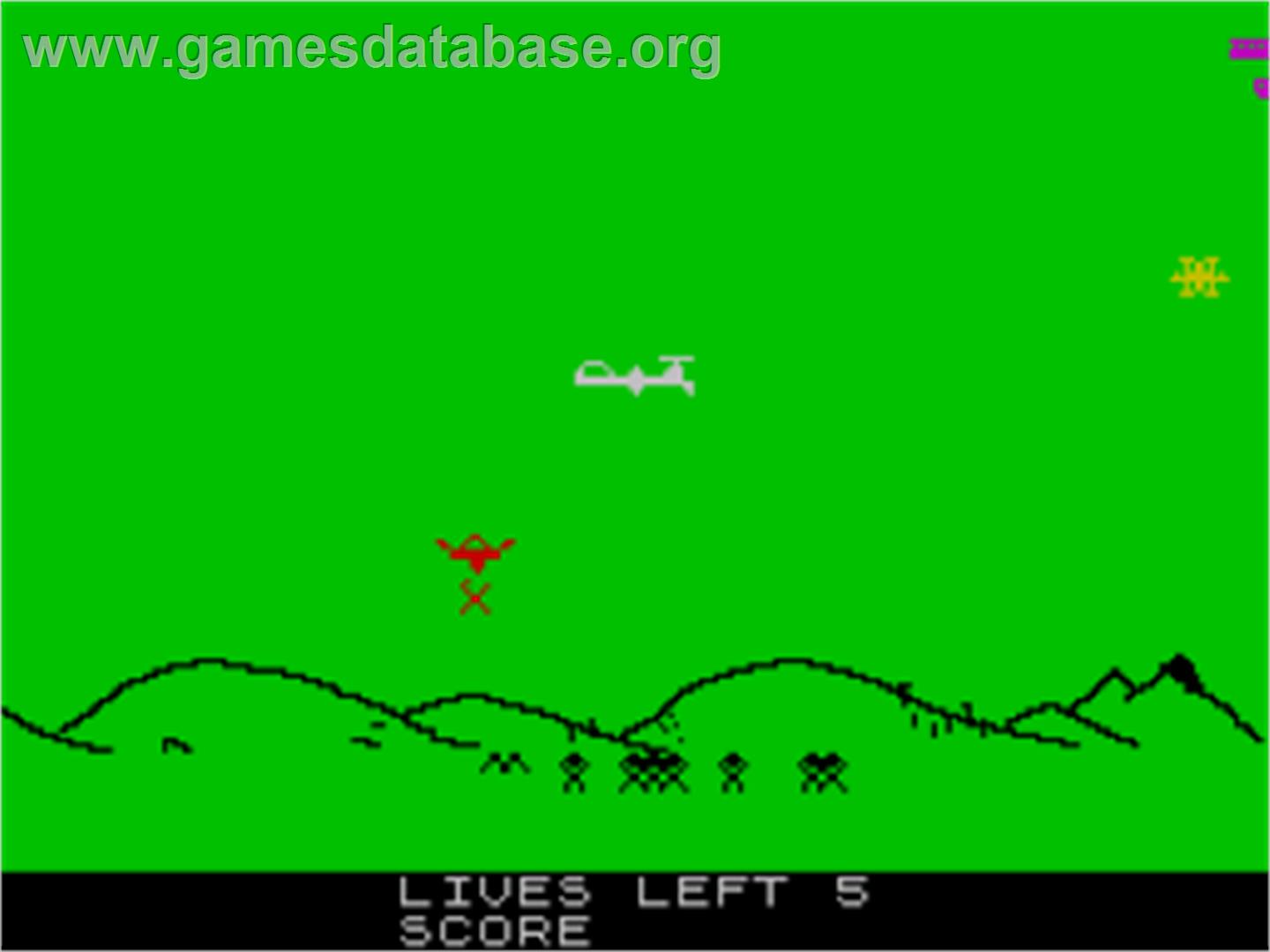 Astroplaner - Sinclair ZX Spectrum - Artwork - In Game