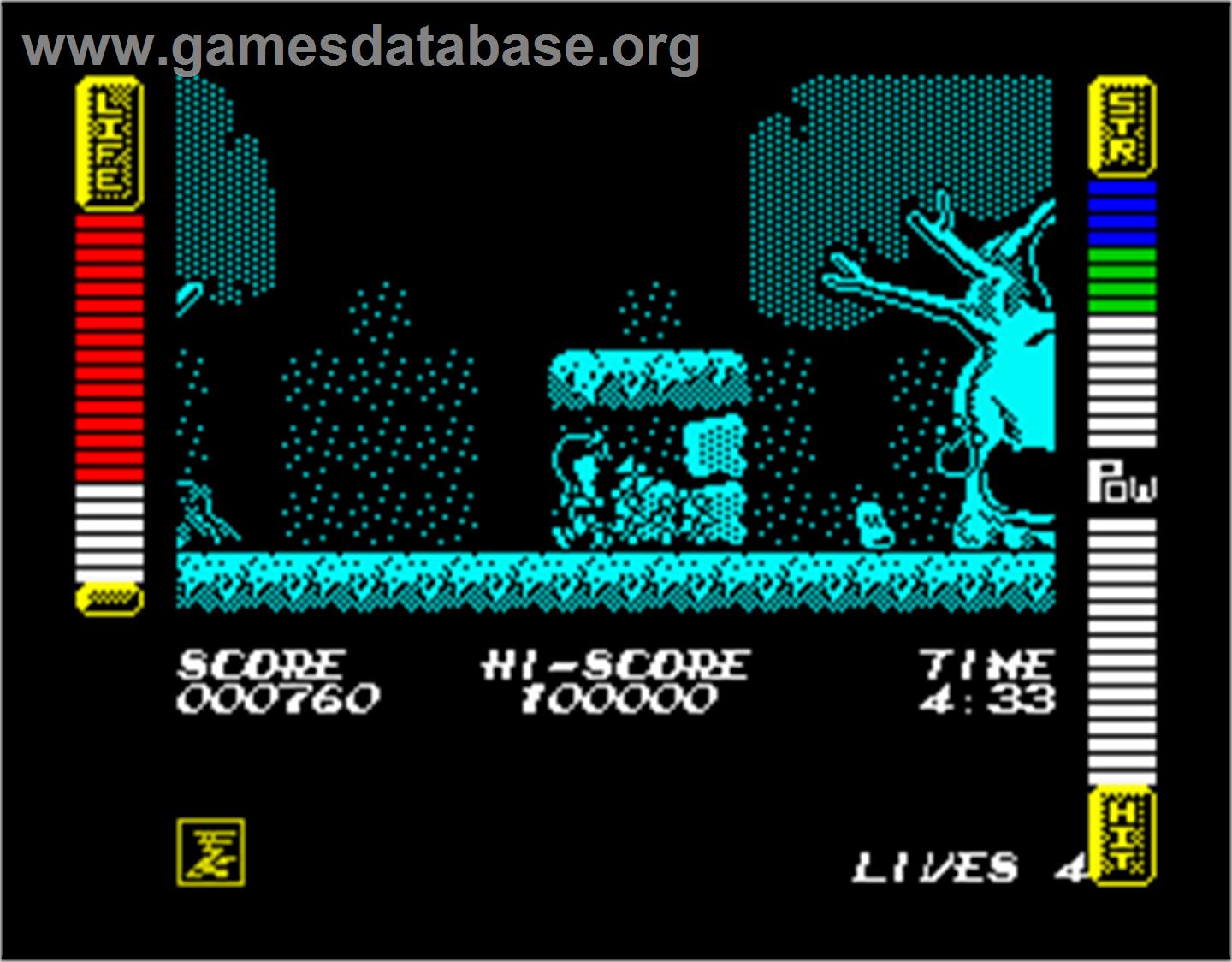 Athena - Sinclair ZX Spectrum - Artwork - In Game