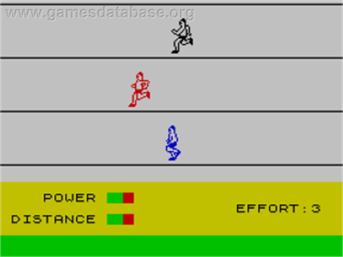 Athlete - Sinclair ZX Spectrum - Artwork - In Game