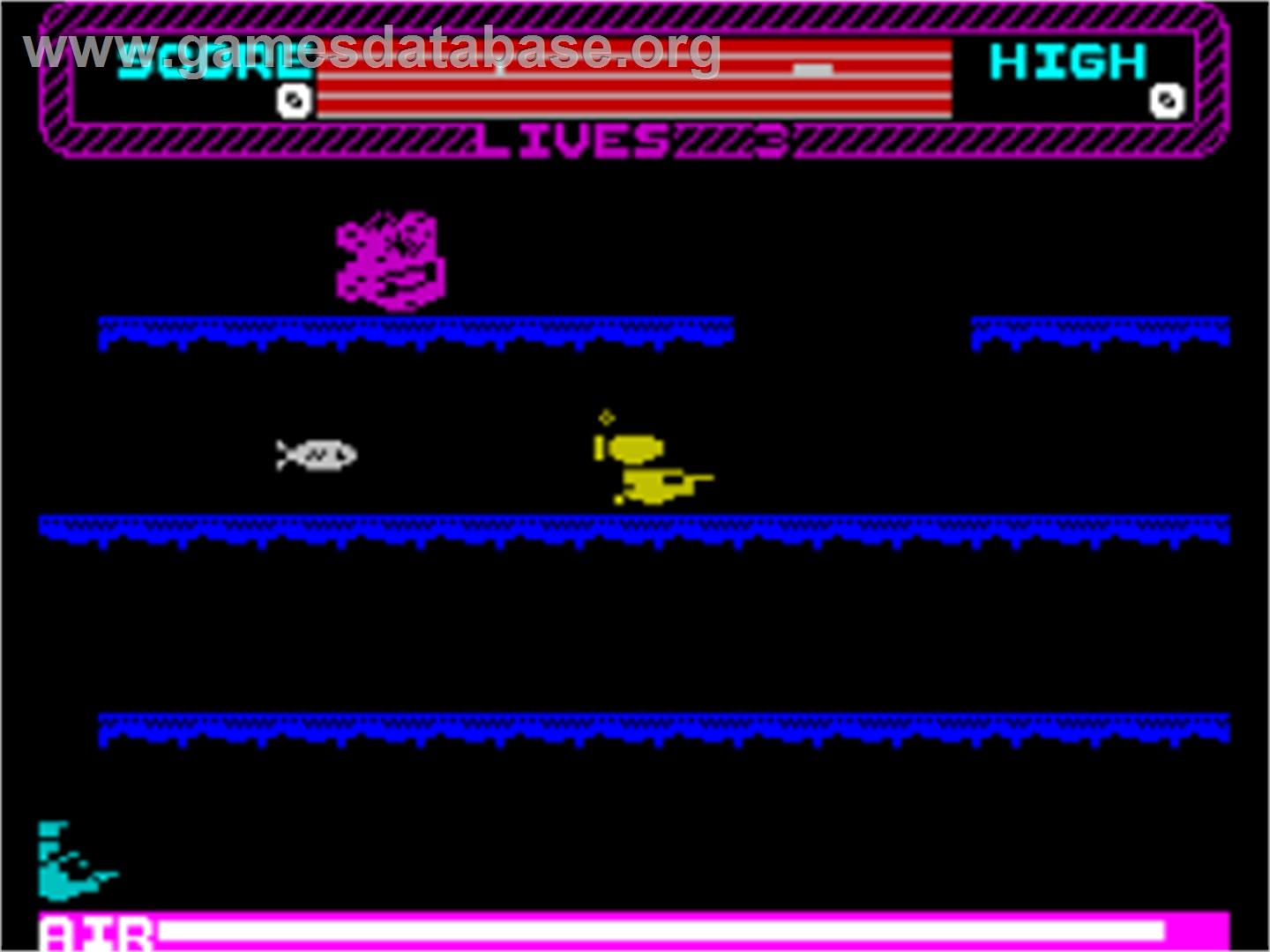 Atlantis - Sinclair ZX Spectrum - Artwork - In Game