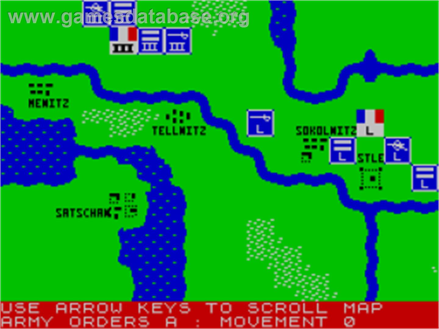 Austerlitz - Sinclair ZX Spectrum - Artwork - In Game