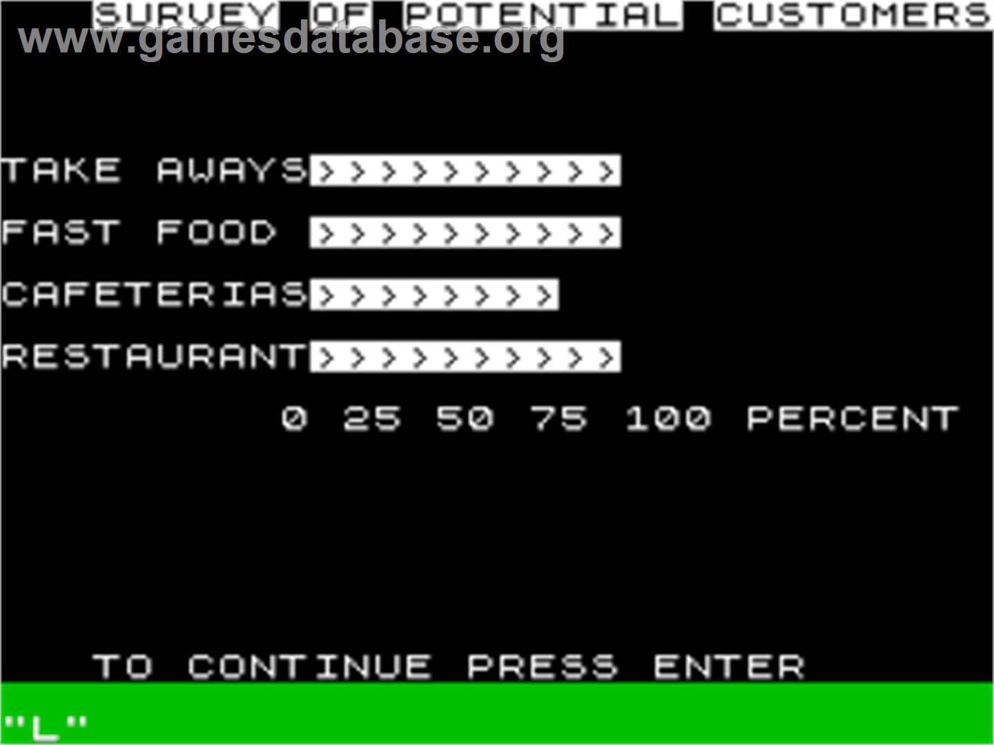 Auto Chef - Sinclair ZX Spectrum - Artwork - In Game