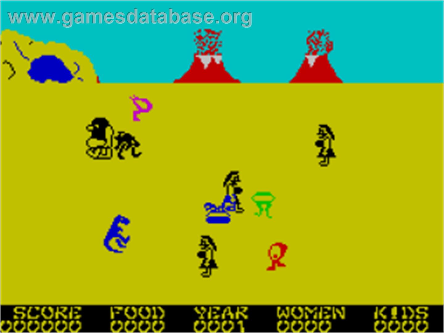B.c. Bill - Sinclair ZX Spectrum - Artwork - In Game