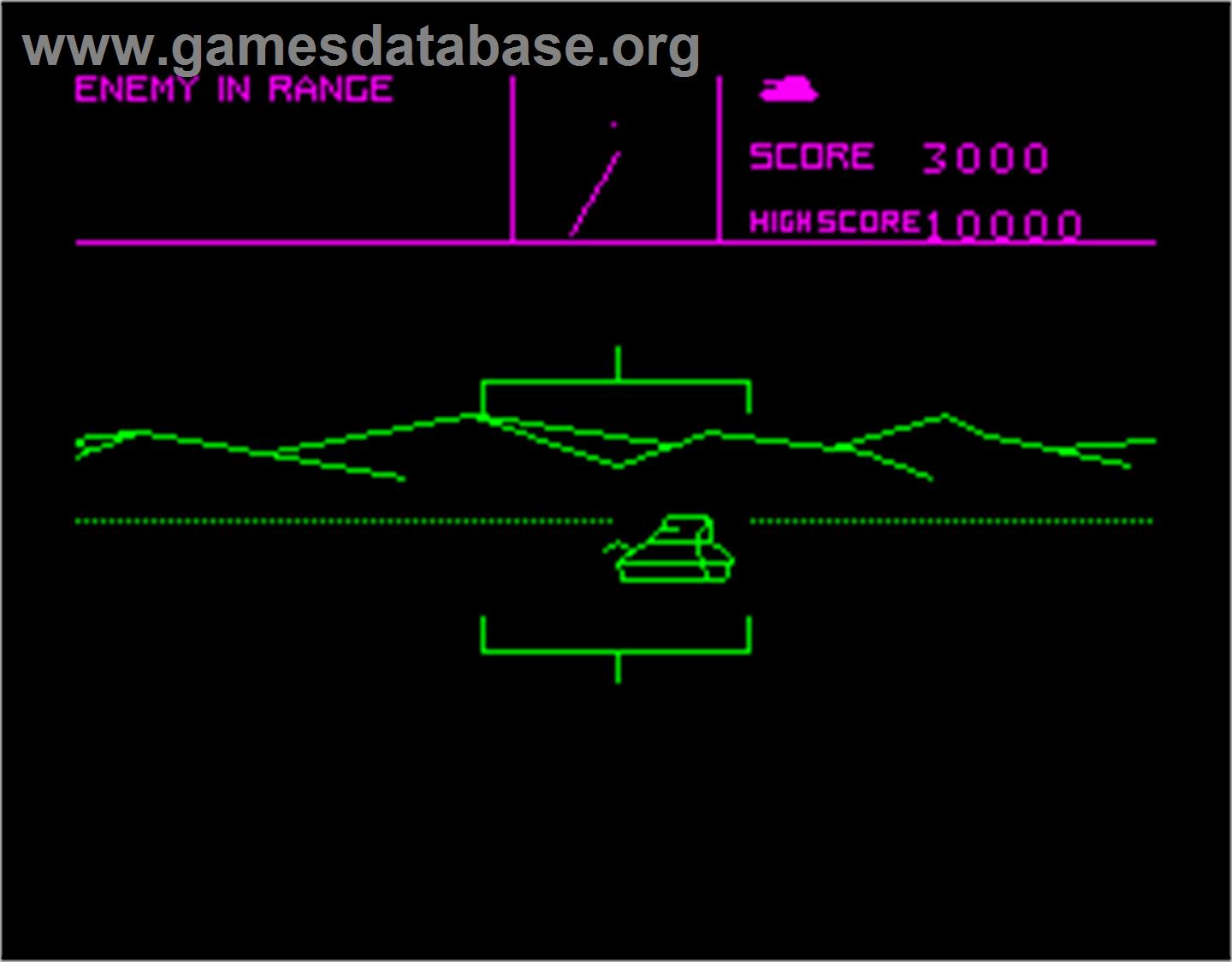 Battlezone - Sinclair ZX Spectrum - Artwork - In Game