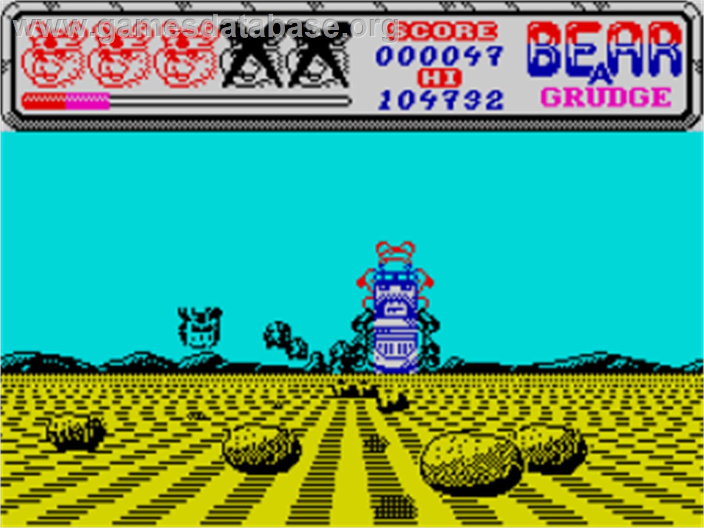 Bear A Grudge - Sinclair ZX Spectrum - Artwork - In Game