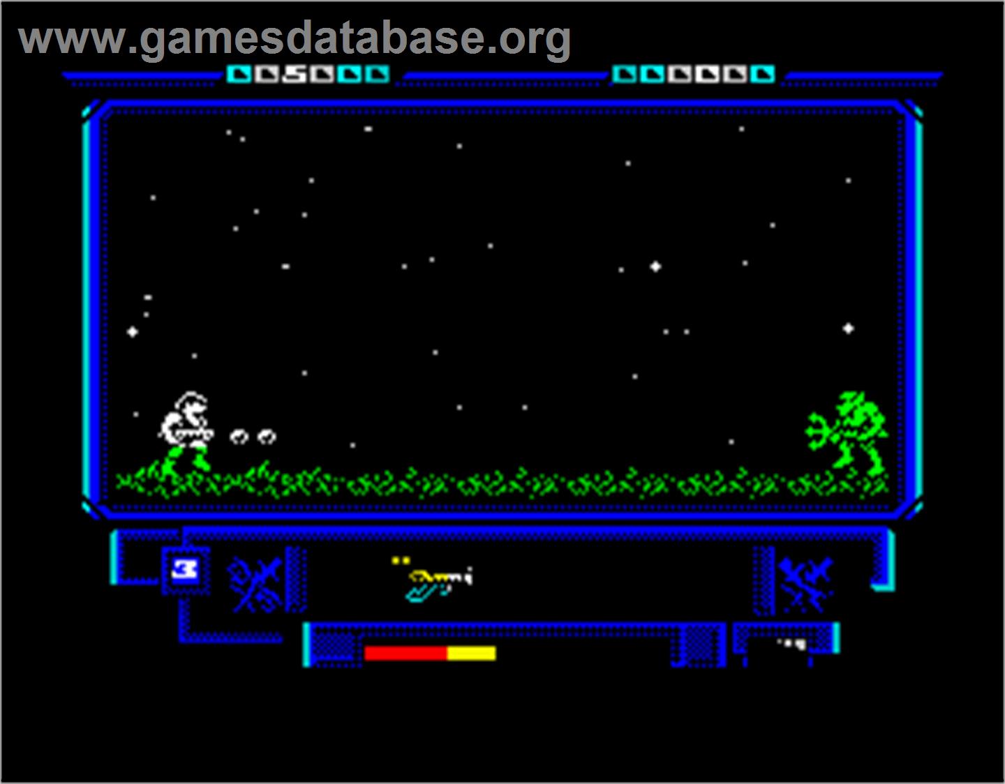 Bestial Warrior - Sinclair ZX Spectrum - Artwork - In Game