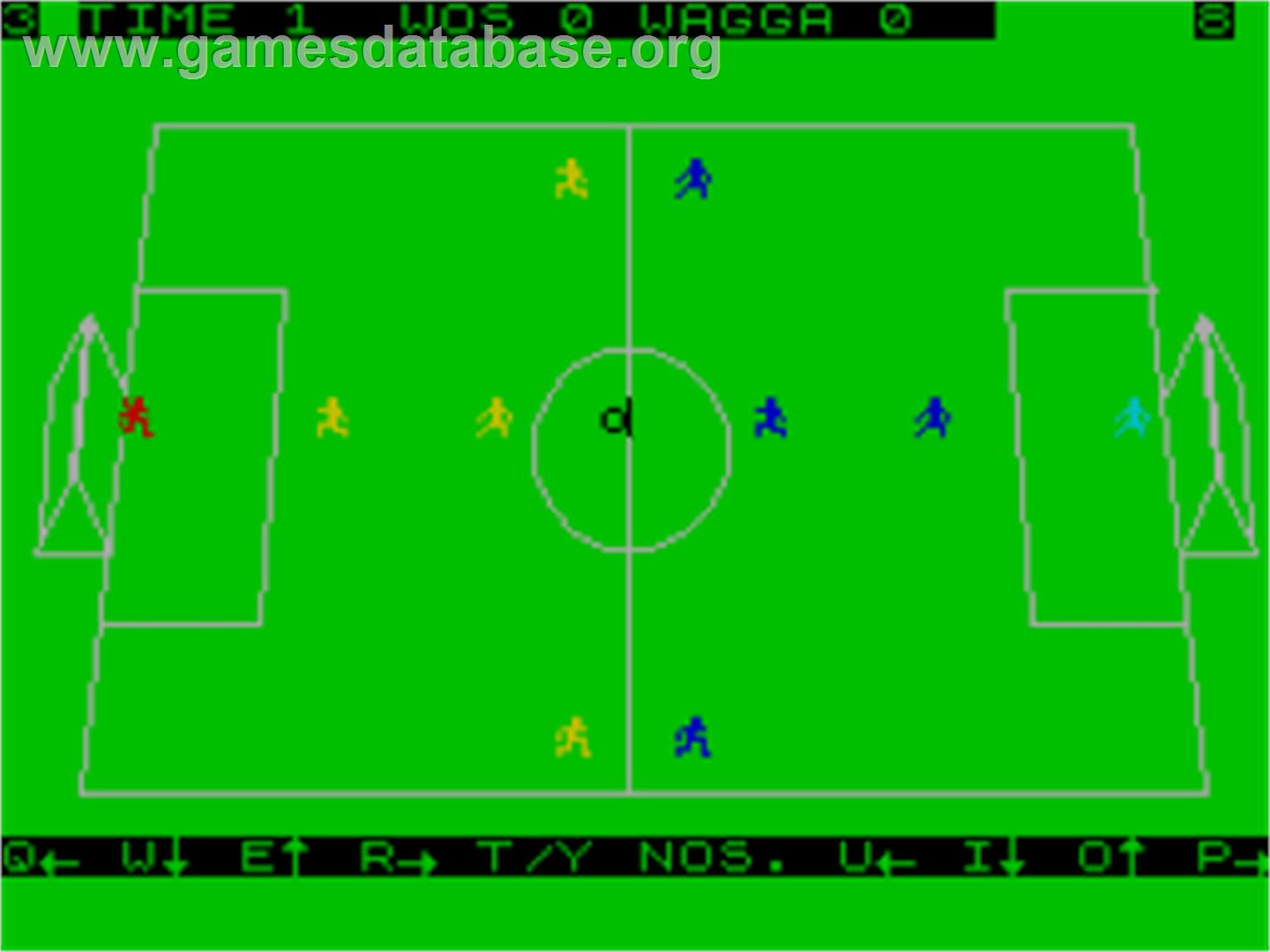 Big Match Soccer - Sinclair ZX Spectrum - Artwork - In Game