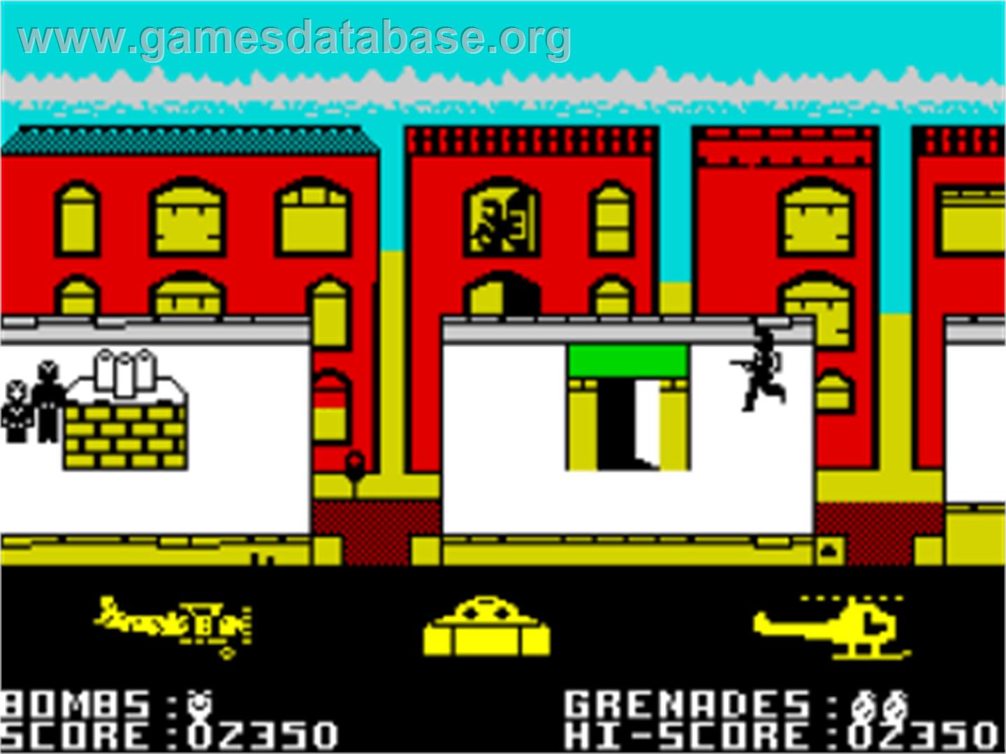 Biggles - Sinclair ZX Spectrum - Artwork - In Game