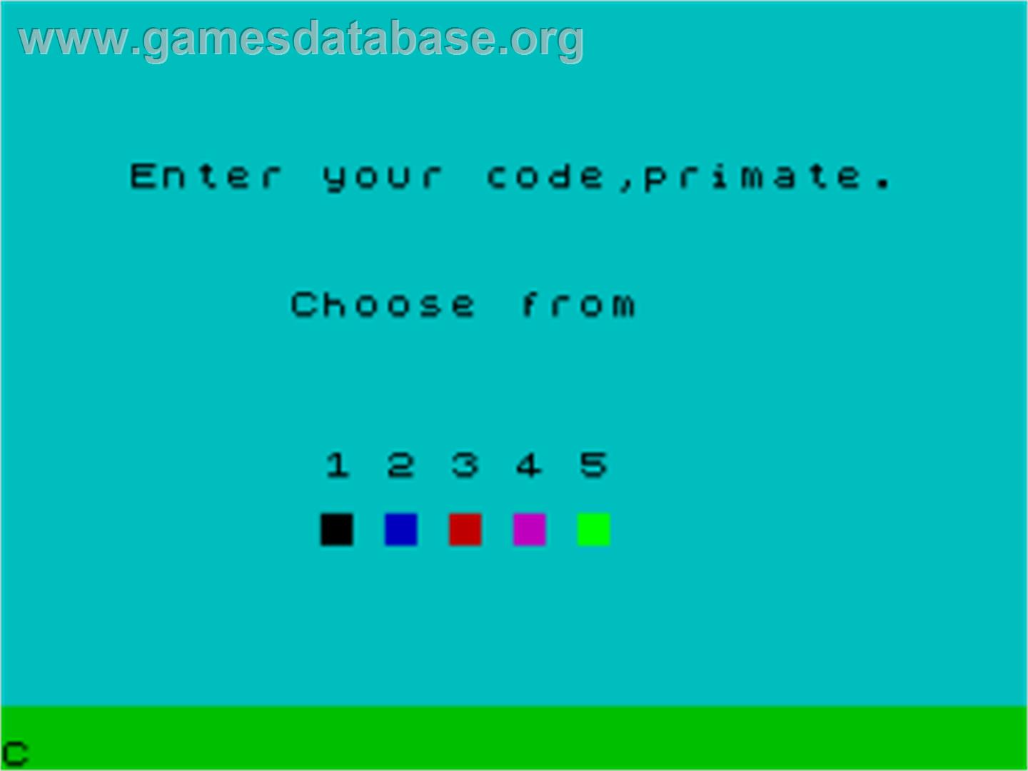 Blastermind - Sinclair ZX Spectrum - Artwork - In Game