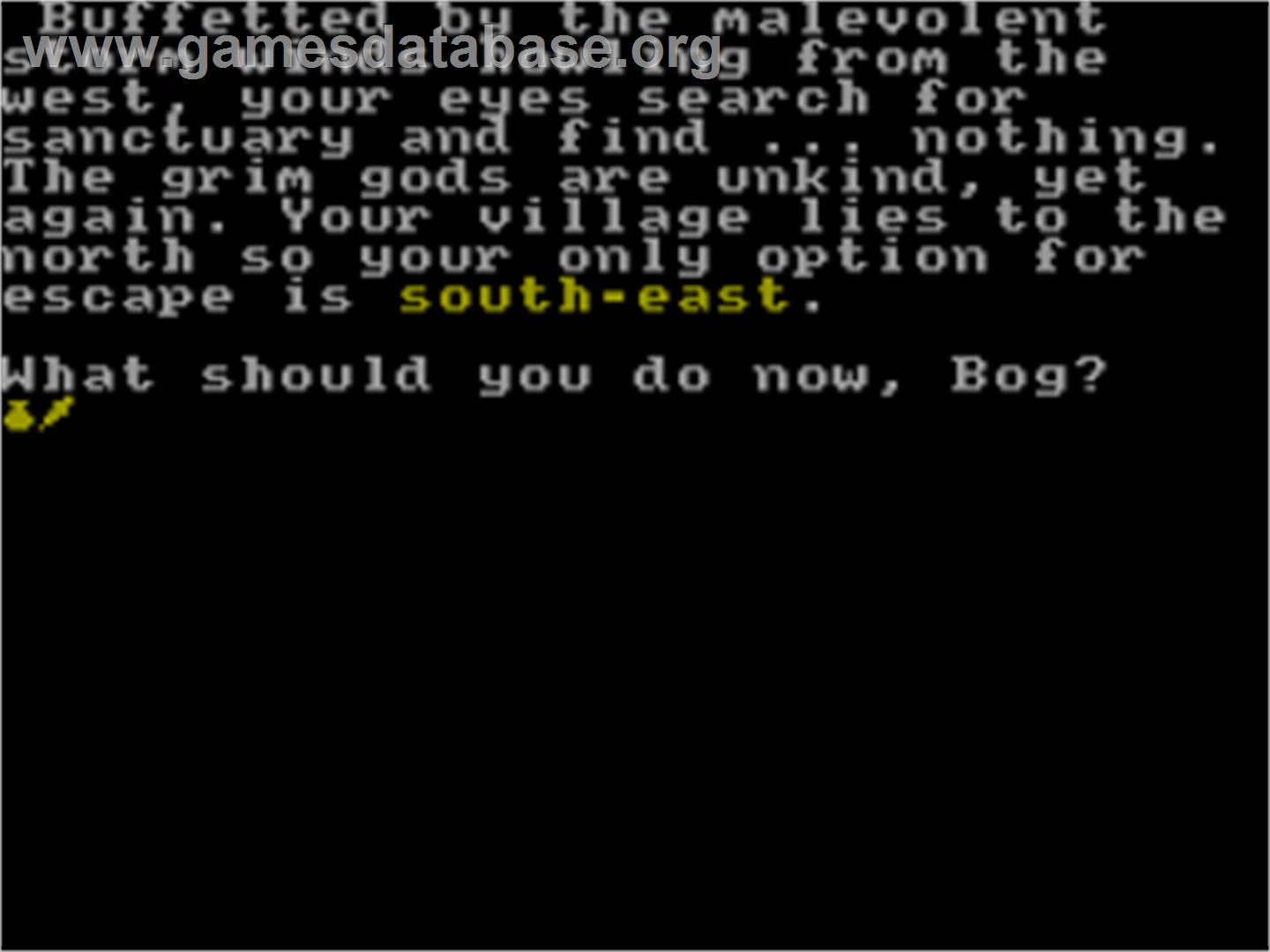Bog Of Brit - Sinclair ZX Spectrum - Artwork - In Game