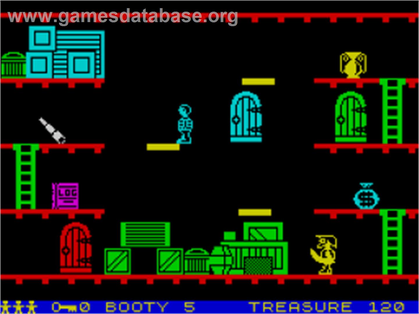 Booty - Sinclair ZX Spectrum - Artwork - In Game