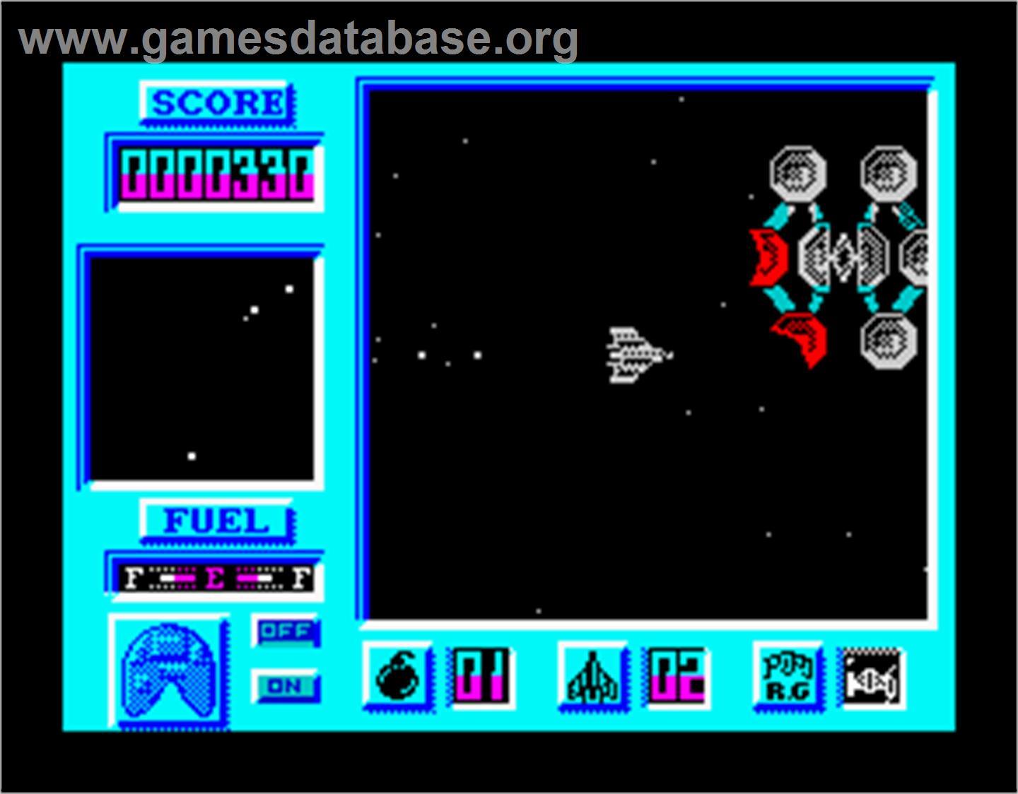 Bosconian '87 - Sinclair ZX Spectrum - Artwork - In Game