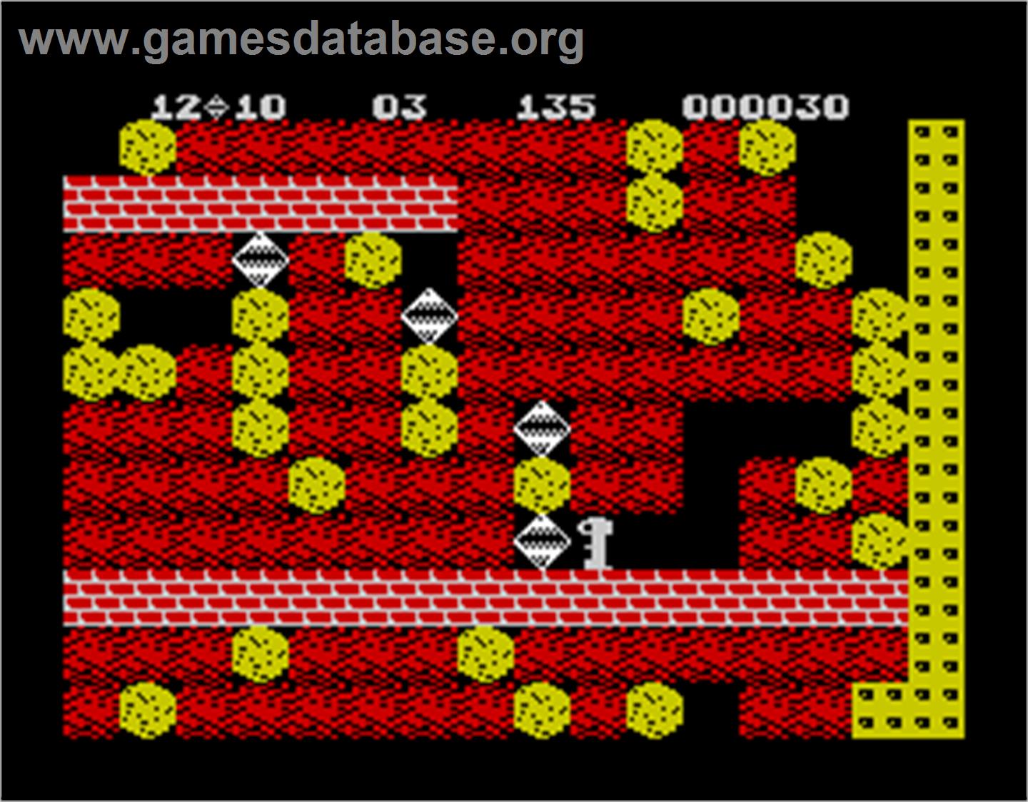 Boulder Dash - Sinclair ZX Spectrum - Artwork - In Game