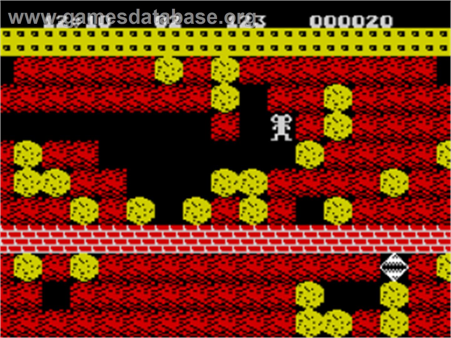 Boulder Dash - Sinclair ZX Spectrum - Artwork - In Game