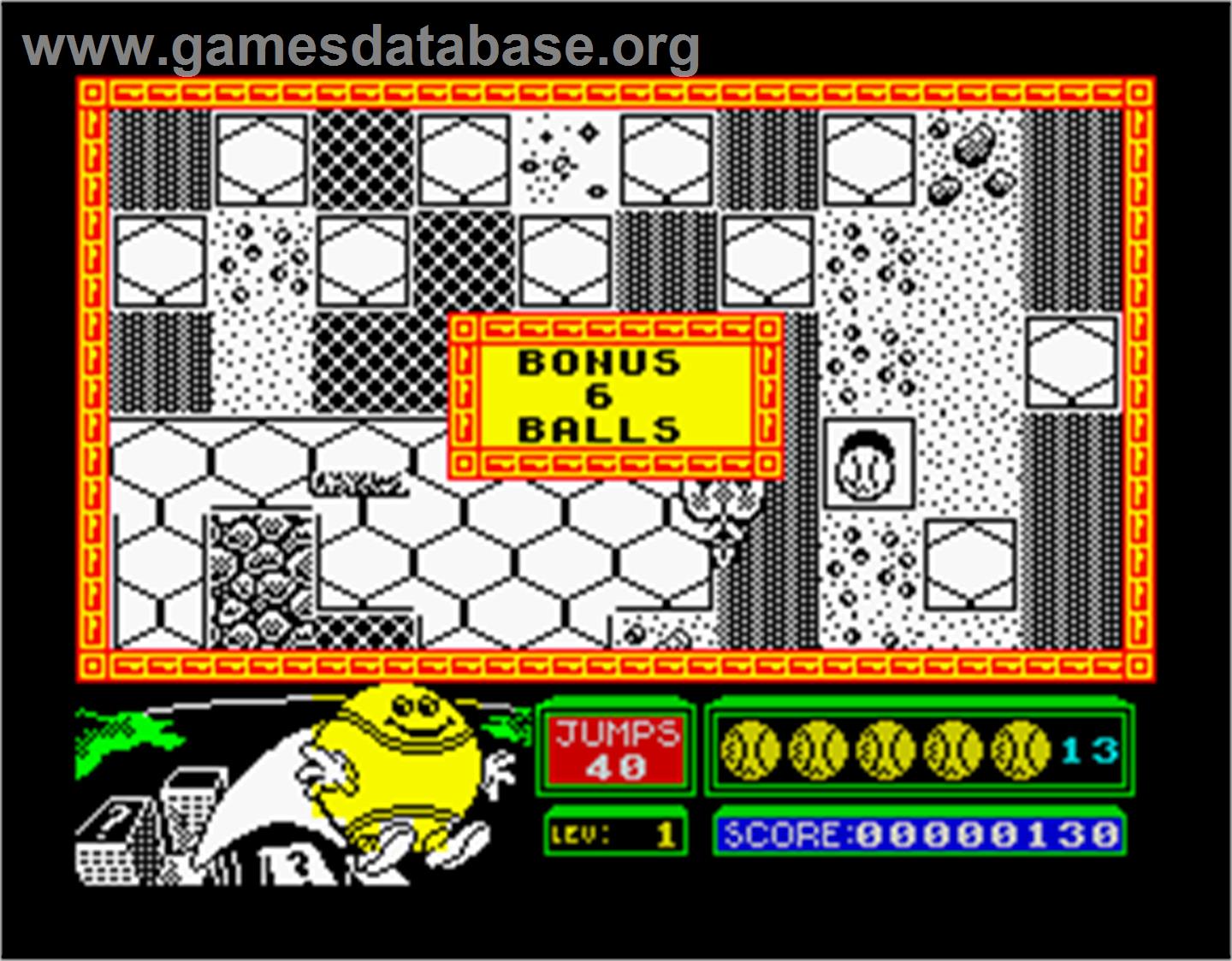 Bounder - Sinclair ZX Spectrum - Artwork - In Game