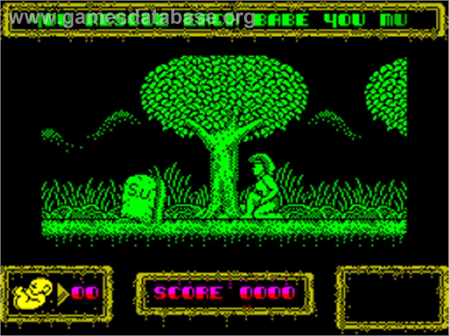 Brat Attack - Sinclair ZX Spectrum - Artwork - In Game