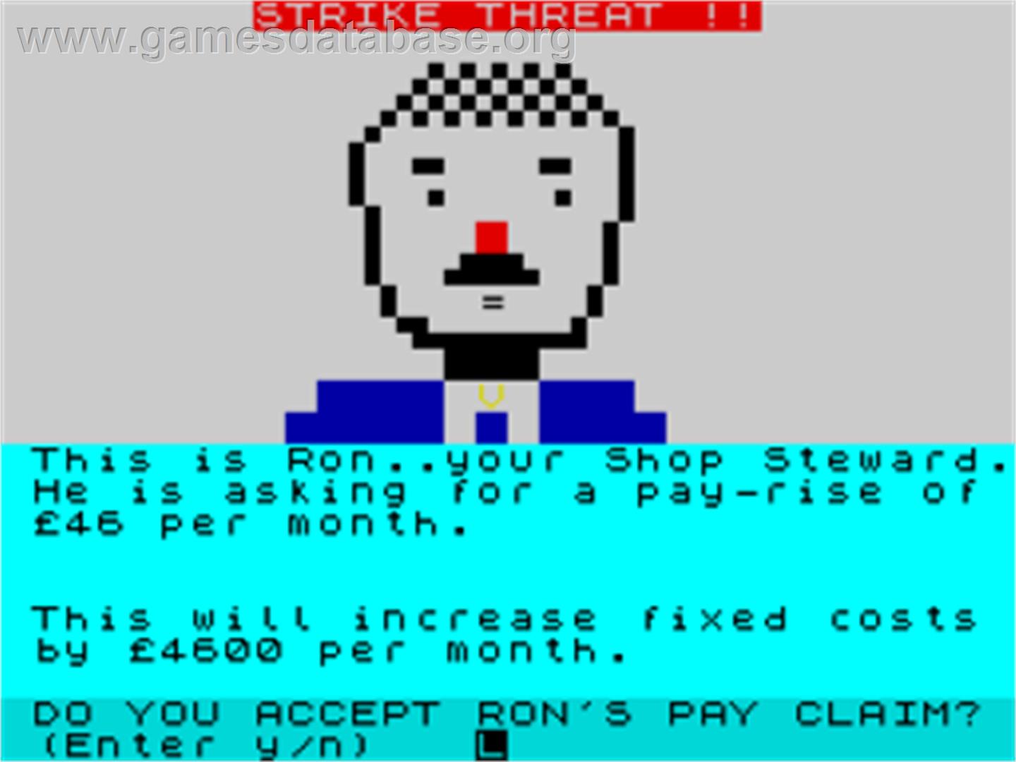 Brewery - Sinclair ZX Spectrum - Artwork - In Game