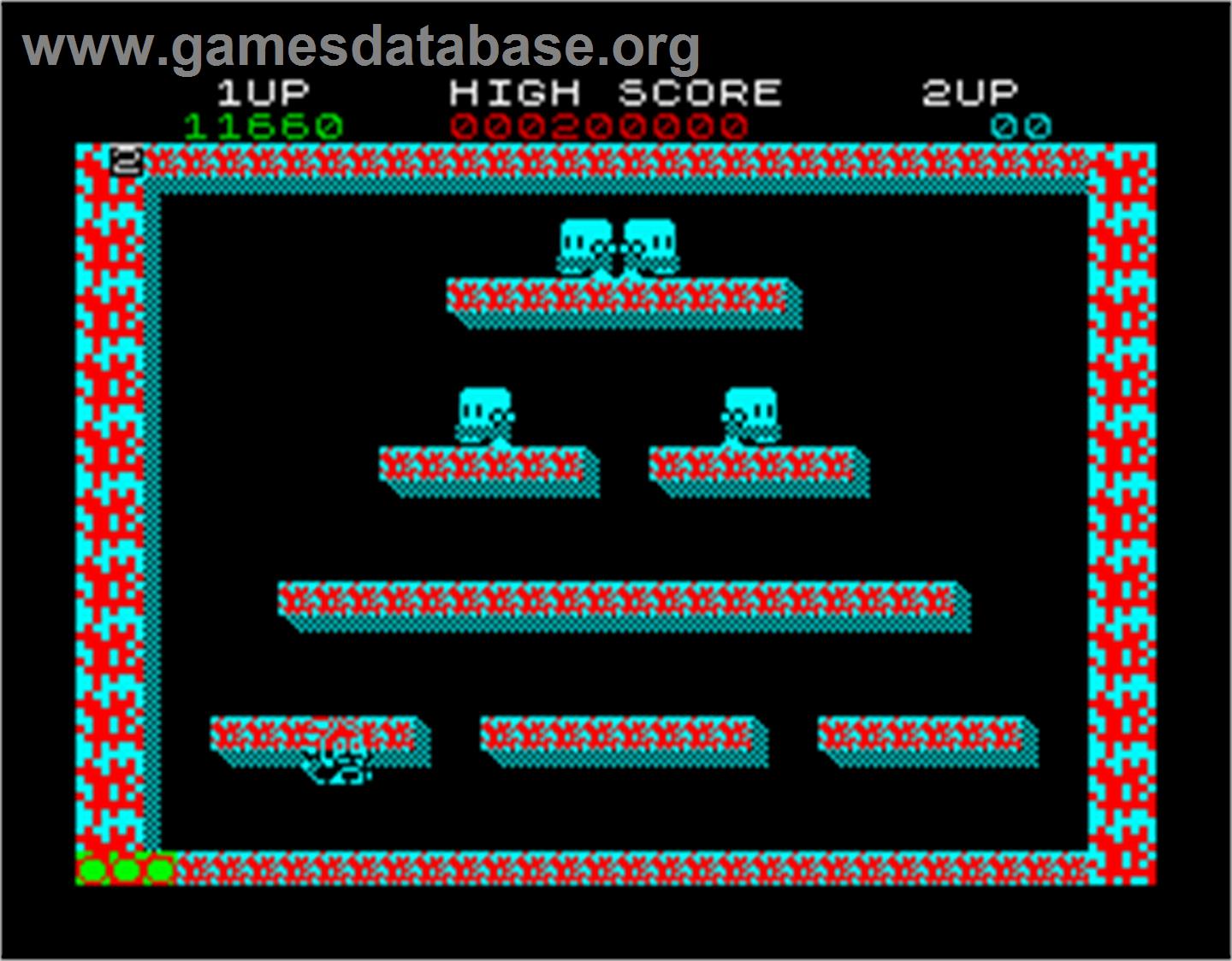 Bubble Bobble - Sinclair ZX Spectrum - Artwork - In Game