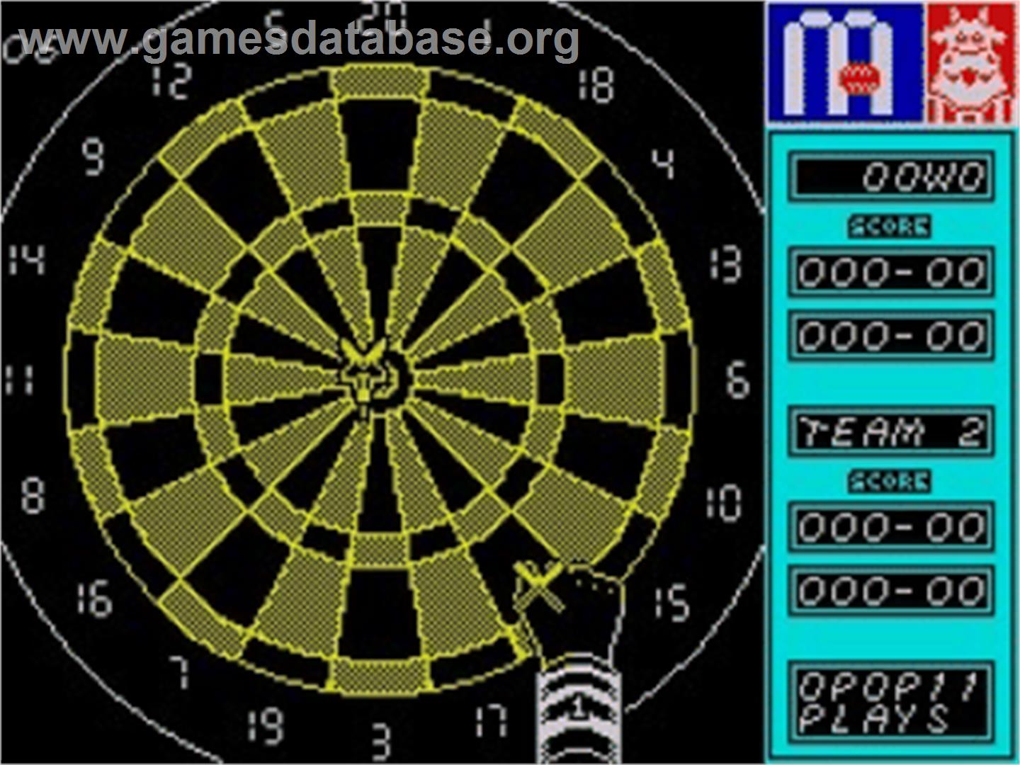 Bully's Sporting Darts - Sinclair ZX Spectrum - Artwork - In Game