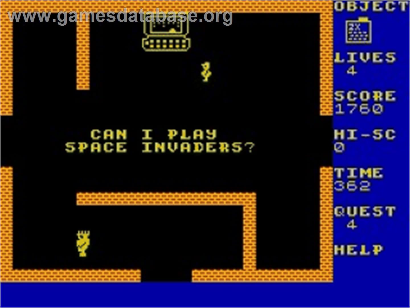 Byte Bitten - Sinclair ZX Spectrum - Artwork - In Game