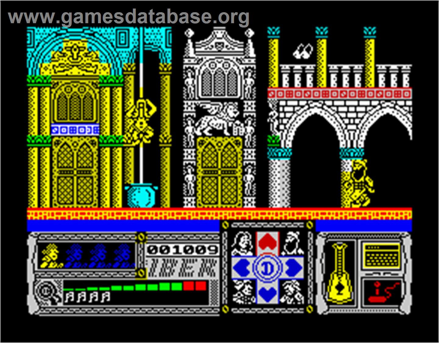 Casanova - Sinclair ZX Spectrum - Artwork - In Game