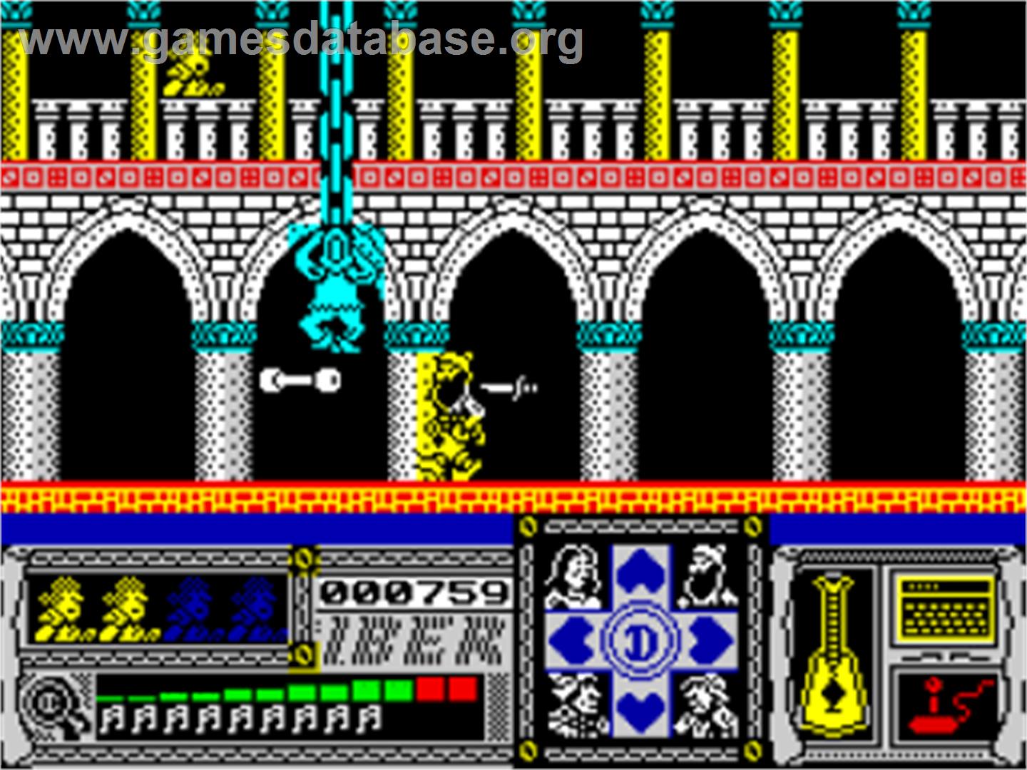 Casanova - Sinclair ZX Spectrum - Artwork - In Game